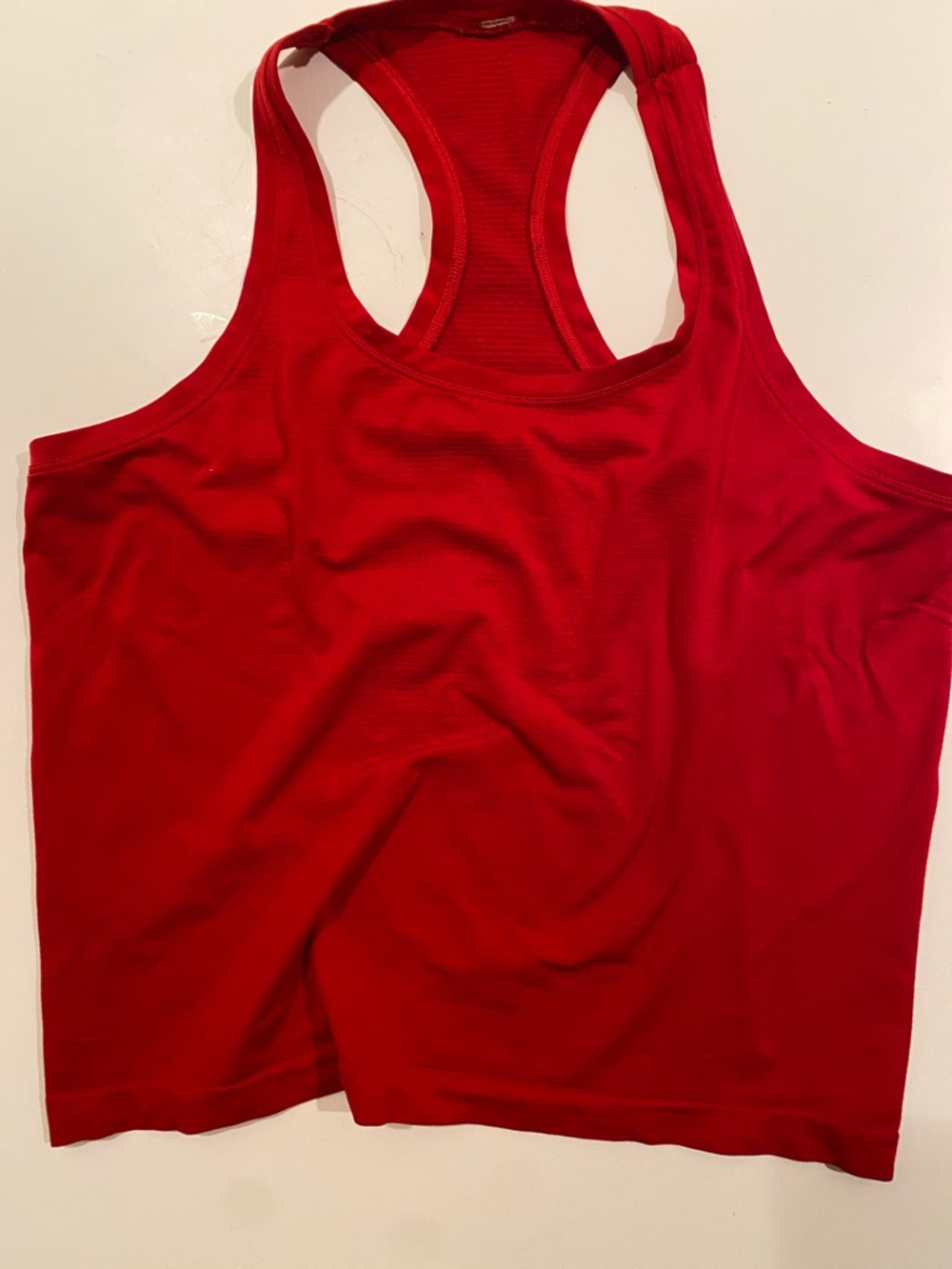 lululemon athletica Red Racerback Tank
